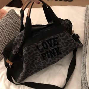 VS Pink weekender bag